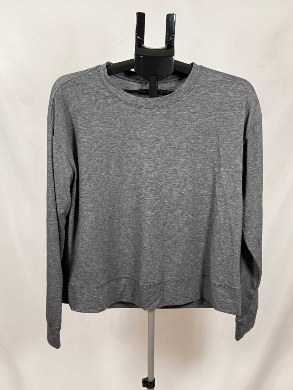 Patagonia Gray Twist Back Long Sleeve Performance Top Large